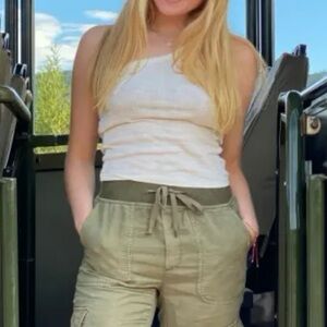 American Eagle one shoulder tank